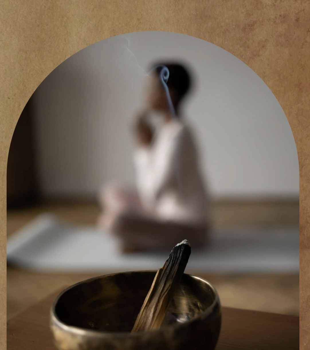 Rustige meditatie met klankschaal bij Energetisch therapeut Anna